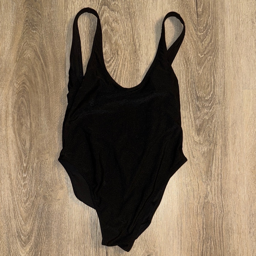 Dixperfect- Black One-Piece Swimsuit- size small